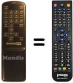 Telecomando equivalente REMCON254