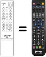 Telecomando equivalente Sharp 21N52-E1