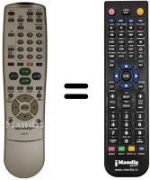 Telecomando equivalente Sharp LC22AD1E
