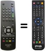 Telecomando equivalente GA544WJSA