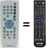 Telecomando equivalente Grundig XEPHIA32LXW82-5500TOP
