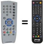 Telecomando equivalente Grundig T51-4201 / 5TOP