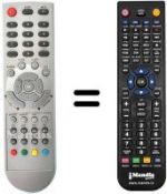 Telecomando equivalente NordMende 08011272