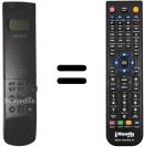 Telecomando equivalente Hitachi VT536E