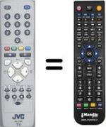 Telecomando equivalente JVC LT-26A80SU / H