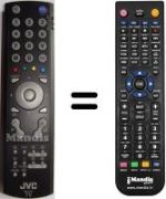 Telecomando equivalente JVC LT-32DA8BJ / P