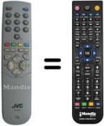 Telecomando equivalente JVC RM-C64H1C