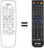 Telecomando equivalente Sanyo 28DN3P