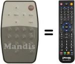 Telecomando equivalente REMCON207
