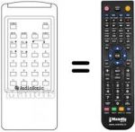 Telecomando equivalente Audiosonic KT8347