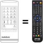 Telecomando equivalente Audiosonic KT8451
