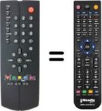 Telecomando equivalente United UTV4121XNS