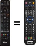 Telecomando equivalente LG 32LG4000-ZA