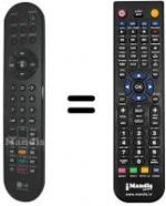 Telecomando equivalente LG 6710T00003L