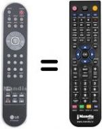 Telecomando equivalente LG 6710T00003P