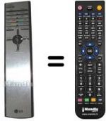 Telecomando equivalente LG 6710V00084U