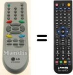 Telecomando equivalente LG 6710V00090D