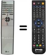 Telecomando equivalente LG RE44SZ21RD