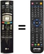 Telecomando equivalente LG 6710V00142R