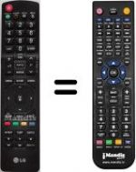 Telecomando equivalente LG 32LD450-ZA