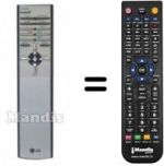 Telecomando equivalente LG 6710V00100U
