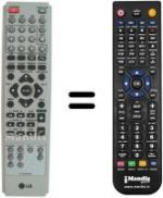 Telecomando equivalente LG 6710CDAT05G