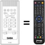 Telecomando equivalente Saba M3705S