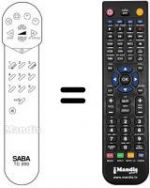 Telecomando equivalente Saba M5507
