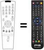 Telecomando equivalente Grundig LCD W76-8410