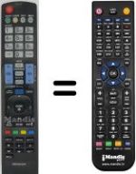 Telecomando equivalente LG 26LK330