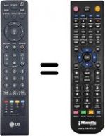 Telecomando equivalente LG 42PG200R