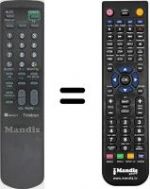 Telecomando equivalente RM827T