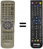 Telecomando equivalente N2QAKB000022