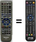 Telecomando equivalente Panasonic N2QAKB000028