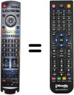 Telecomando equivalente Panasonic N2QAYB000239