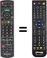 Telecomando equivalente Panasonic TX-L32X5E
