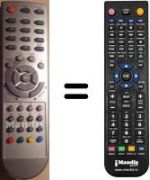 Telecomando equivalente NordMende HOFO7J026GPD5