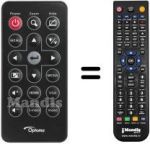Telecomando equivalente Optoma ML500