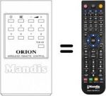 Telecomando equivalente Orion EUR5354A