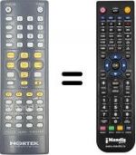 Telecomando equivalente Nortek PALCO HOME THEATRE