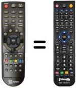 Telecomando equivalente Telesystem PALCO24 / L07 FULL HD