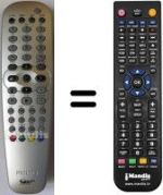 Telecomando equivalente Philips DVD-R725 / 00