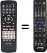 Telecomando equivalente Pioneer DV535