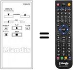 Telecomando equivalente HANTAREX HQ801
