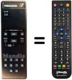 Telecomando equivalente Thorn FV10B