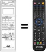 Telecomando equivalente JVC PQ10543H