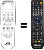 Telecomando equivalente JVC PQ21760D-3