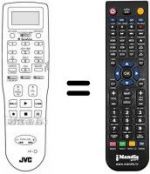 Telecomando equivalente JVC PQ21831D