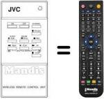 Telecomando equivalente JVC PU52097AD-9