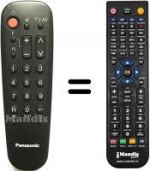 Telecomando equivalente Panasonic TC-14S1RF